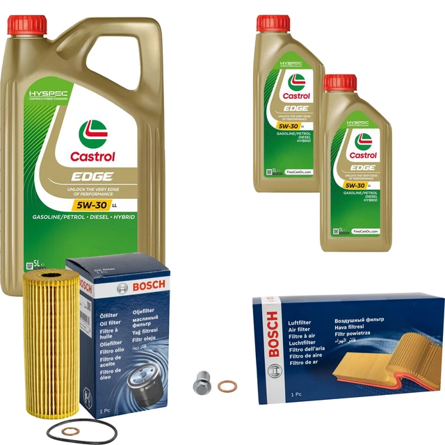 BOSCH INSPECTION SET 7, L castrol edge 5W-30 Ll pour Ssangyong EUR 152 ...