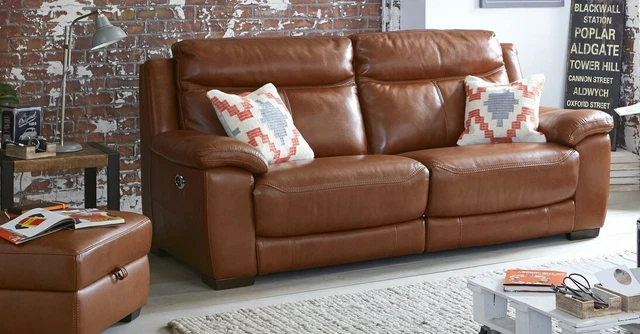 DFS LIAISON 3 Seater Power Recliner Sofa 499.00 PicClick UK