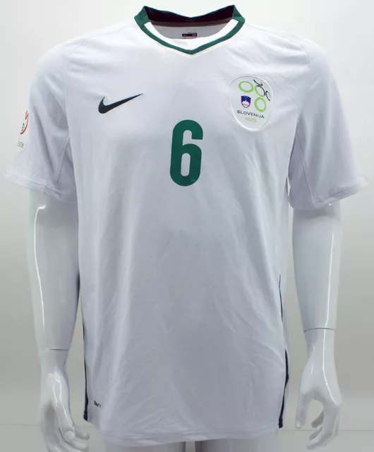 Slowenien Slovenija Spielertrikot Shirt match worn UEFA Euro 2008 Qualifikation