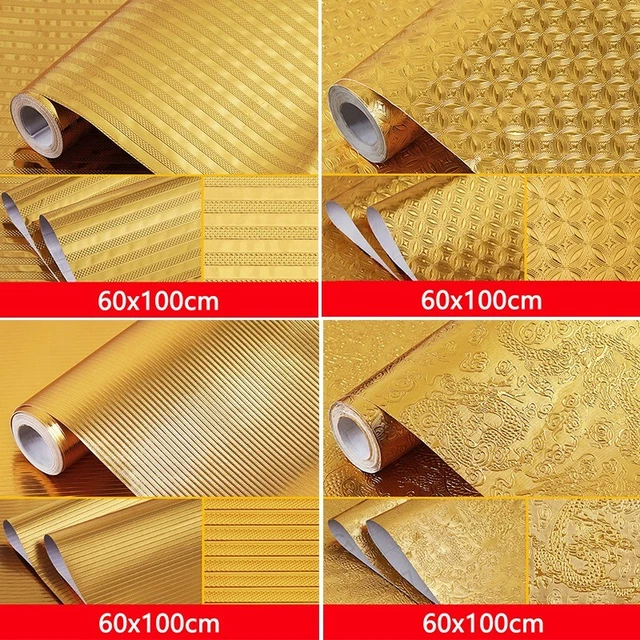 Pegatina 60*100CM Lámina de aluminio Azulejos PVC Alta Calidad Duradero