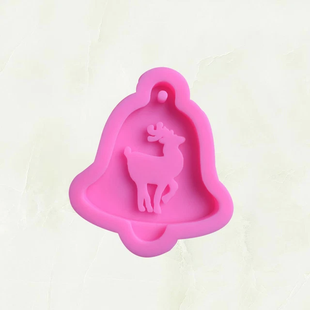 Campana de silicona Chrsitmas hágalo usted mismo fondant de Navidad chocolate caramelo