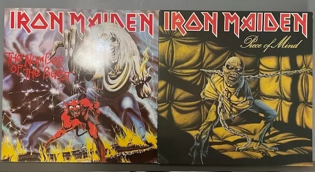 IRON MAIDEN mit 2 LPs im Top Zustand, gesucht, Finest Metal