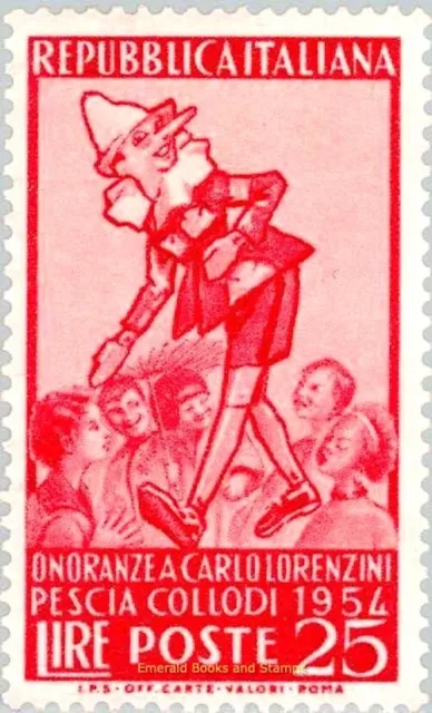 EBS Italy 1954 - Pinocchio - Collodi - Unificato 746 MNH**