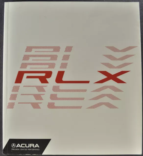 2018 Acura RLX Sedan 46pg Catalog Sales Brochure Excellent Original 18