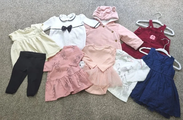 Baby Girl Clothes Bundle. Job Lot. 0-3 Months. Next, Disney