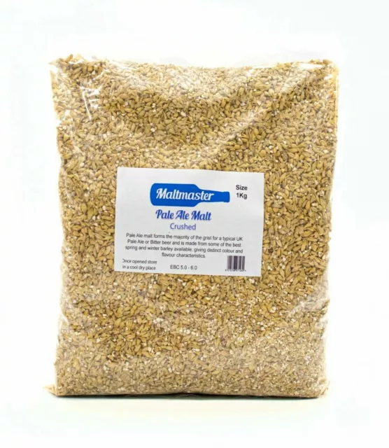 Crushed Pale Ale Malt Range of Sizes by Maltmaster