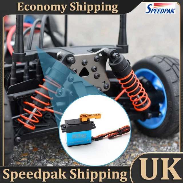 NEW 20kg Digital Servo 1/8 1/10 1/12 Scale RC Car Manipulator Metal Gear 25t Arm