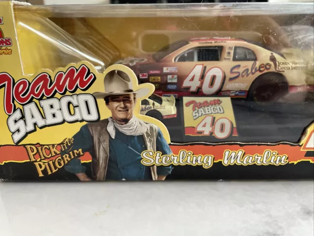 Racing Champions Nascar 1999 Team Sabco Sterling Marlin 2 Car Set 1:64 & 1:24