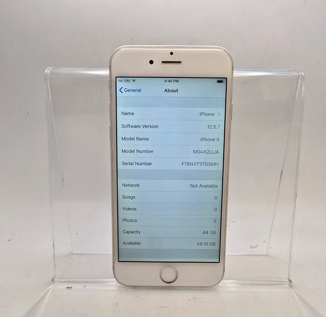 Apple iPhone 6 64GB　シルバー Apple iPhone 6 GSM Unlocked, 64 GB - Silver (Refurbished