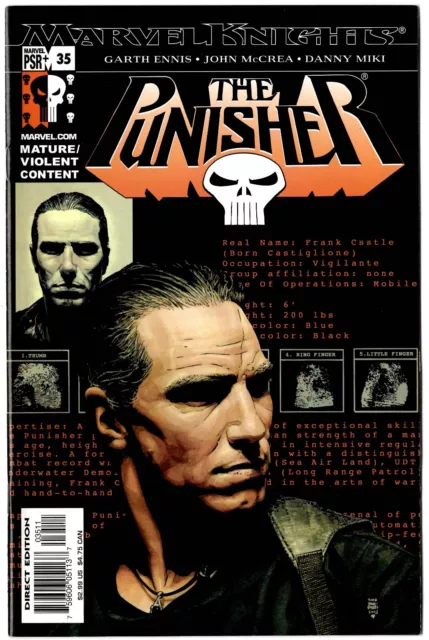 PUNISHER (vol.4) #35 - MARVEL COMICS, 2004 - GARTH ENNIS - DAREDEVIL - WOLVERINE