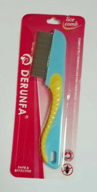 Lice Remover Nit Comb Stainless Steel Metal Tooth Head Short Teeth Comb 2