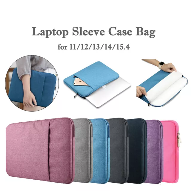 Laptop Sleeve Case Bag For Microsoft Surface 11/12/13.3/14/15.4 Protable Handbag