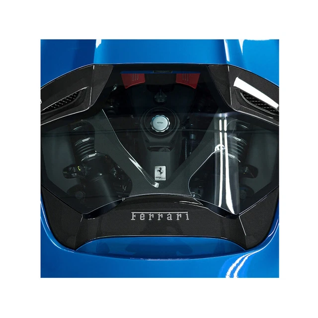 Capristo Ferrari 488 Pista Spider Carbon Engine Bonnet with Glass