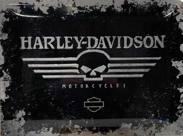 Retro-Blechschild Harley-Davidson von Nostalgic-Art in hochwertige Motivprägung