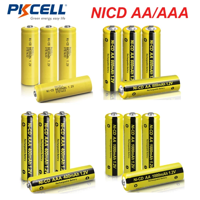 1.2V AA AAA Rechargeable Batteries NiCd Battery for Garden Solar NiCd
