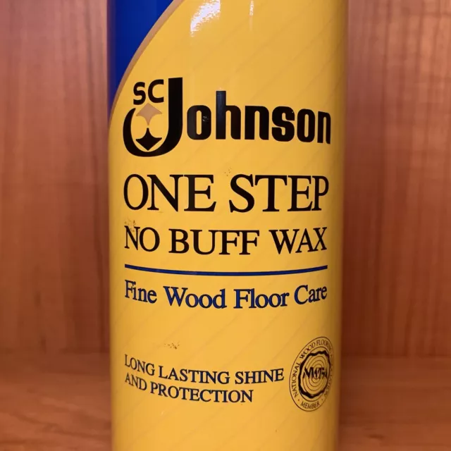 SC Johnson Wood Paste Wax 16 Oz Can Long Lasting Shine for Floors