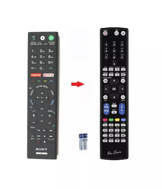 Replacement Dedicated Remote Control For Sony UHD 4K Smart LCD LED TV RMF-TX310E