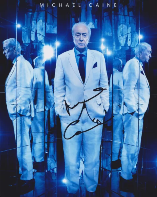 Michael Caine Hand Signed 8x10 Photo, Autograph, Now You See Me 2, Italian Job