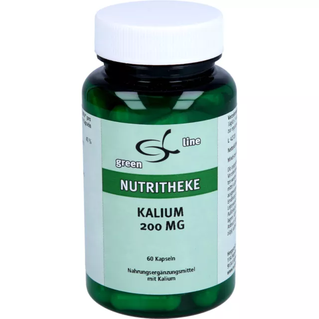 green line Nutritheke Kalium 200 mg Kapseln, 60 St. Kapseln 7775460