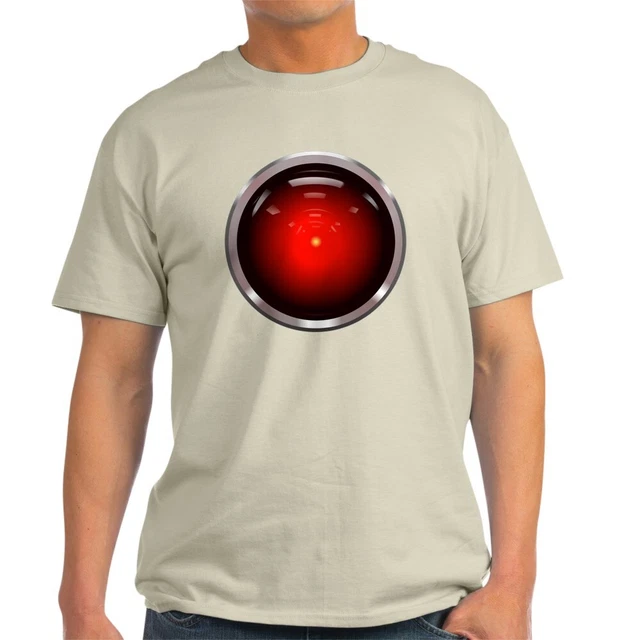 CafePress HAL 9000 Eye Light T Shirt 100% Cotton T-Shirt (1023847569)