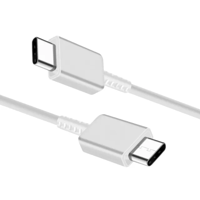 Câble USB-C vers USB-C 60W Charge et Synchronisation 1.8m Original Samsung Blanc