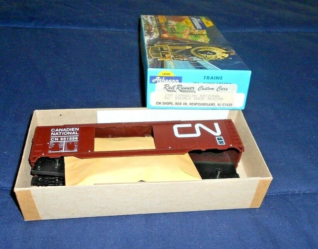 Athearn Rail Runner Custom 50' Dble Door Boxcar  Ho Gauge Canadian National Nib