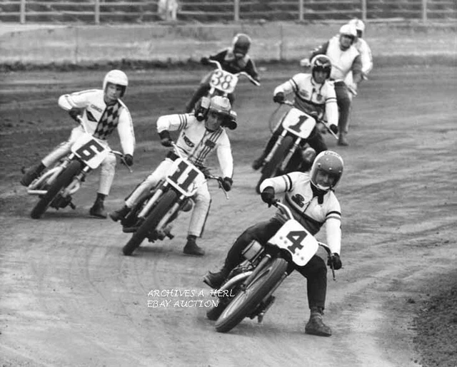 On Any Sunday dirttrack movie shoot camera on helmet Steve McQueen actor film