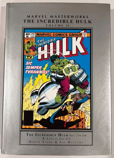 Incredible Hulk Marvel Masterworks Volume 15 HC Hardcover FREE SHIPPING