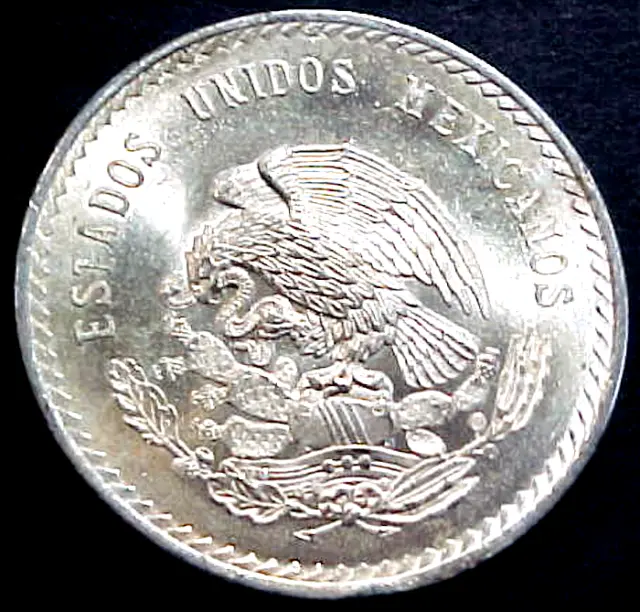 1948 Mexico Five Pesos........90% Silver.....min. Bid .01 & No Reserve!