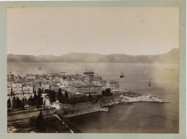 Maroc, Tanger, le débarcadère Vintage print, Tirage albuminé 24x31 Circ