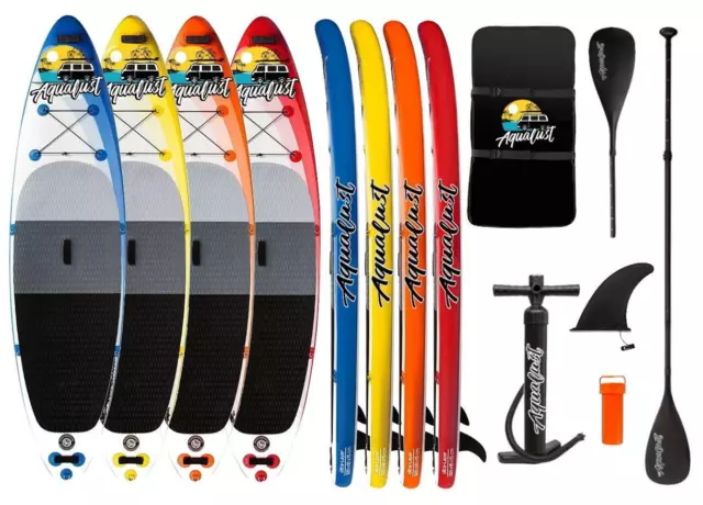 AQUALUST 10'6" SUP Soporte De Tablero Up Remo tabla de Surf hinchable Remos ISUP