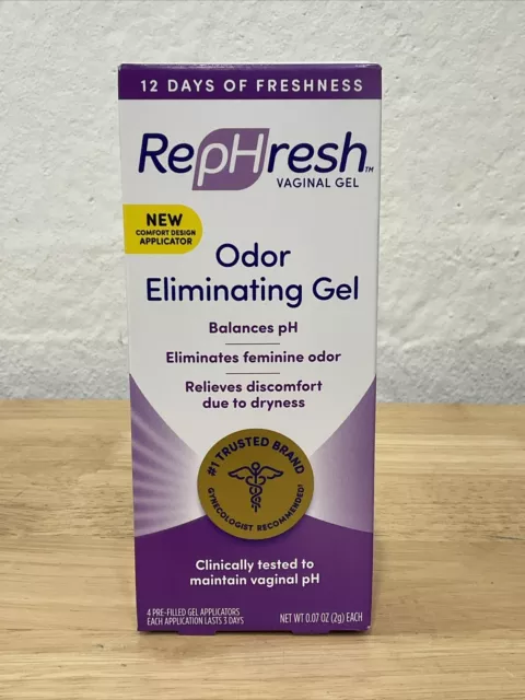 Gel vaginal eliminador de olores RepHresh - 4 unidades CADUCIDAD 27/07/2024