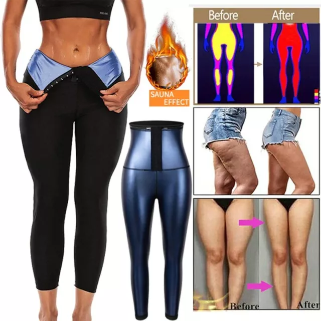 SAUNA SUIT FOR Women Sweat Shorts Pants Gym Compression Thermo
