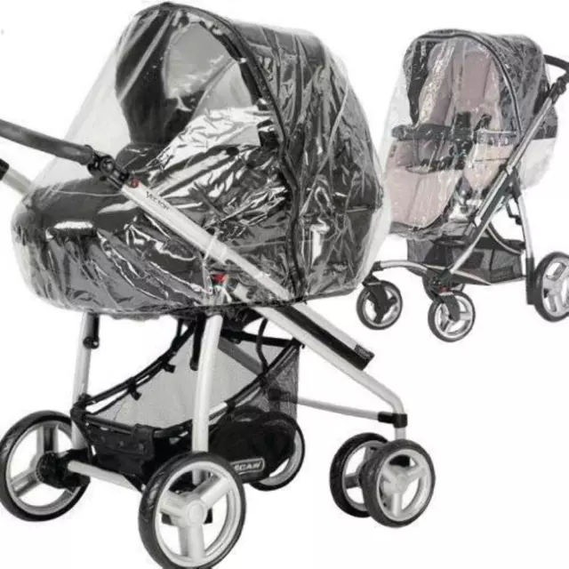 Regenabdeckung passend für Mamas and Papas Sola Luna Urbo Carrycot