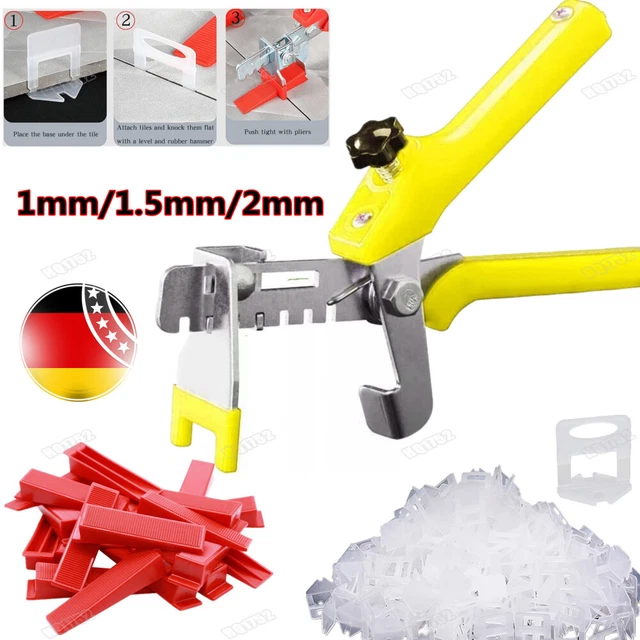 200 Cunei Livellamento Piastrelle Bauhandel24 - Sistema Posa Fughe 2mm Per Piastrelle 3-12mm - Foto 9