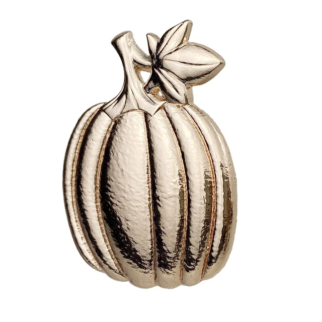Pineapple Shaped Brass Knobs for Furniture and Cabinet Doors Pumpkin Design