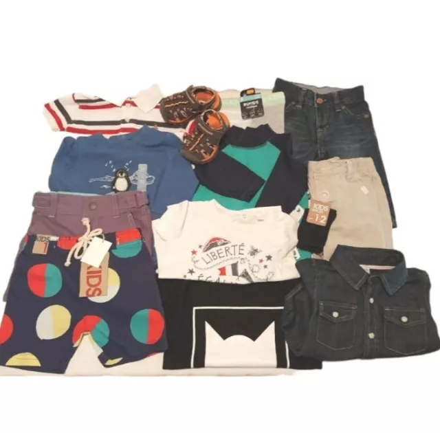 Girl Boy Baby Clothes Lot Bundle 13 Pieces 0 6-12m Pure Baby Gap Bonds Skechers