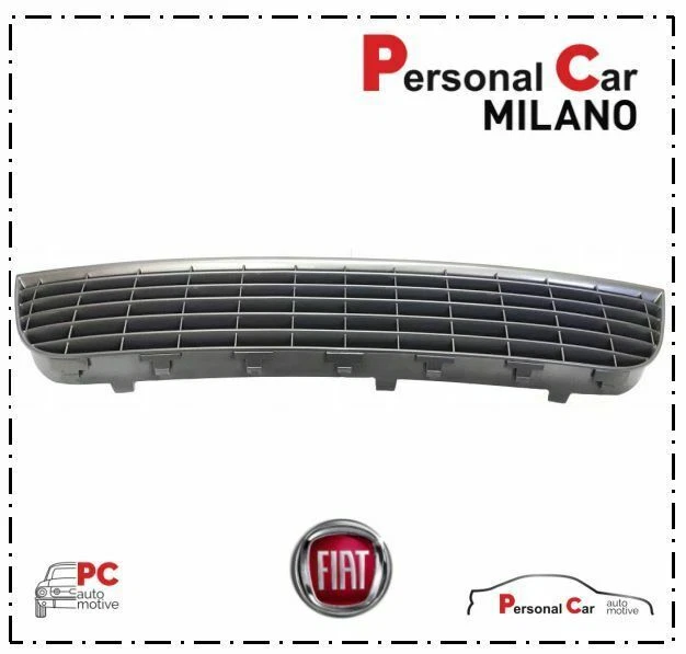 Griglia Radiatore Per Fiat Grande Punto | Mascherina Anteriore Nera | Ricambio Aftermarket 3677304 - Foto 8