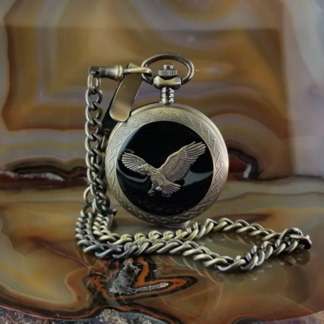 VINTAGE BENRUS 3D Eagle Watch with Date $29.97 - PicClick