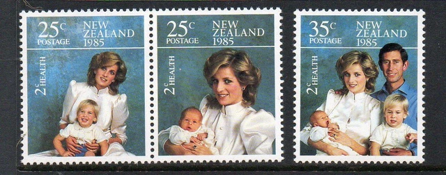 New Zealand Mnh 1985 Sg1372-1374 Health Stamps Set Of 3