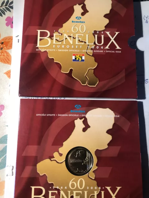 COFFRET BENELUX - 2004   1 cent à 2 euros Belgique / Pays-Bas / Luxembourg euro