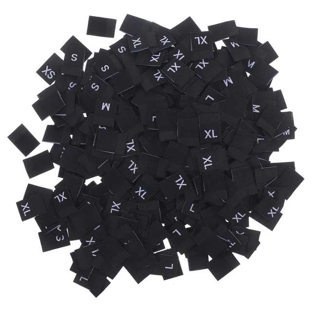 500 PIEZAS Etiquetas Plegadas Ropa Infantil Ropa Talla Etiquetas Bebé Niño Camisa