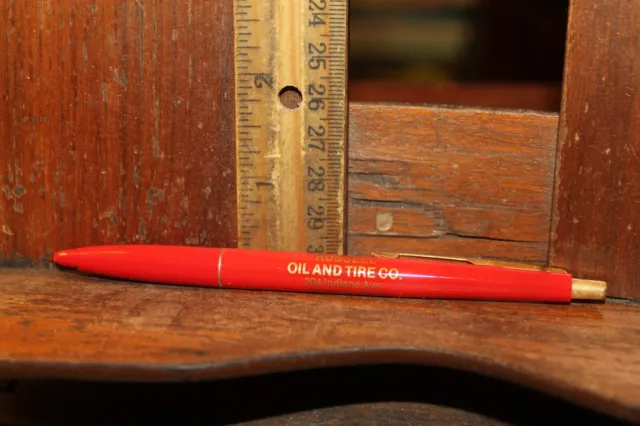 Vintage LaFollette Tennessee Russell Oil and Tire Texaco Ink Pen Ritepoint