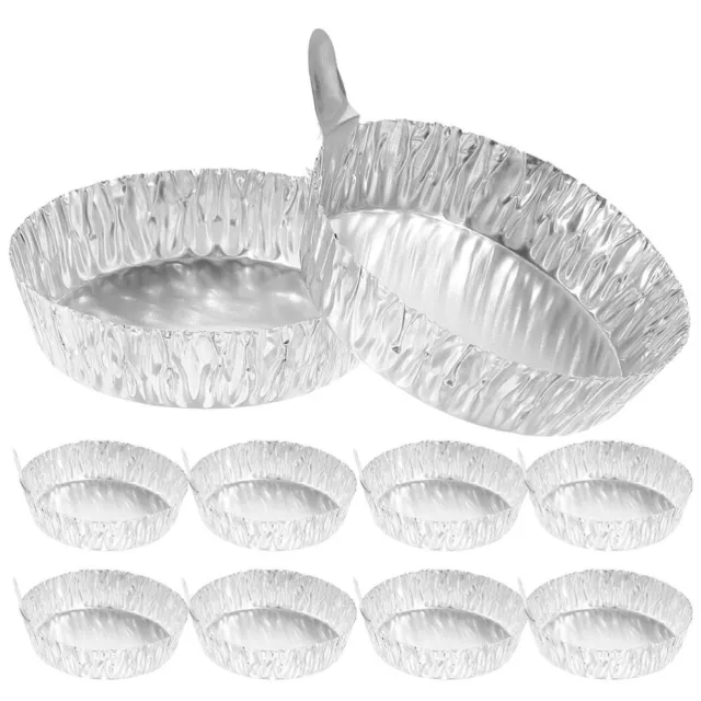 200 Pcs Plat De Pesée En Aluminium Feuille D'aluminium Petit