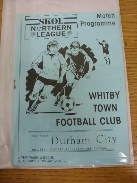 11/10/1989 Whitby Town v Durham City  (Rusty Staple)
