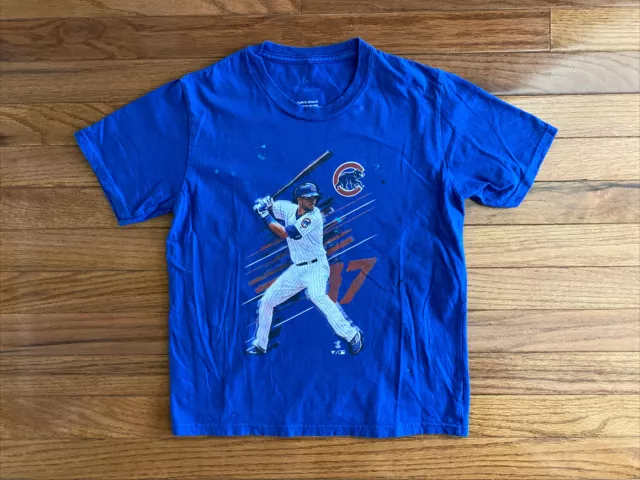 Kids CHICAGO CUBS MLB Baseball 15 Kris Bryant Short Sleeve Shirt Youth Small