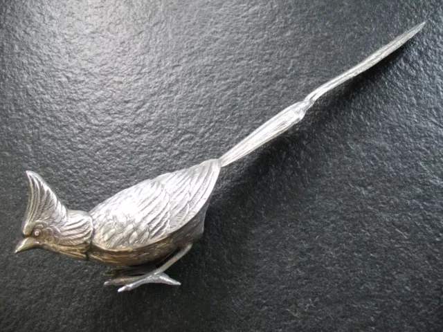 Vogel Silber 915 Spanien groß und sehr schön 28 cm lang