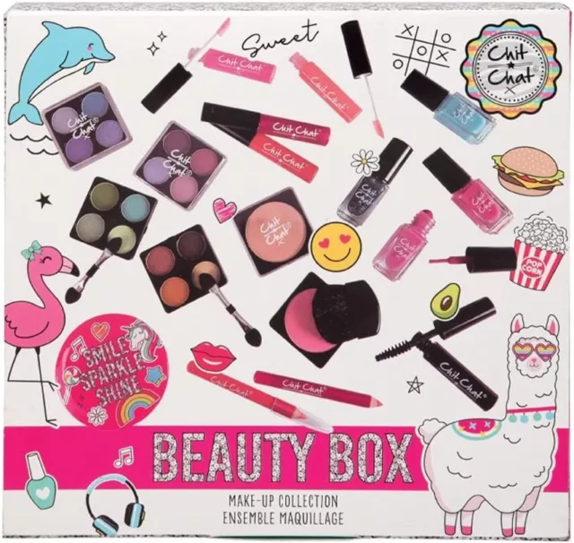 Chit Chat Beauty Box Augen Lippen & Nägel Make-Up Collection Mädchen Geschenk