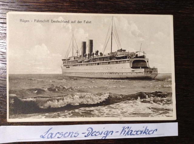 Ansichtskarte / Postkarte Fährschiff Deutschland, Fahrgastschiff der