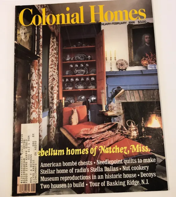 Colonial Homes Magazine January -February 1986 -